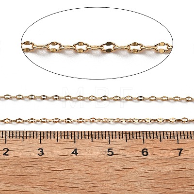 10M Brass Coffee Bean Chains CHC-L052-01A-G-1