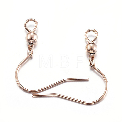 Ion Plating(IP) 304 Stainless Steel Earring Hooks LS-STAS-G170-06RG-1