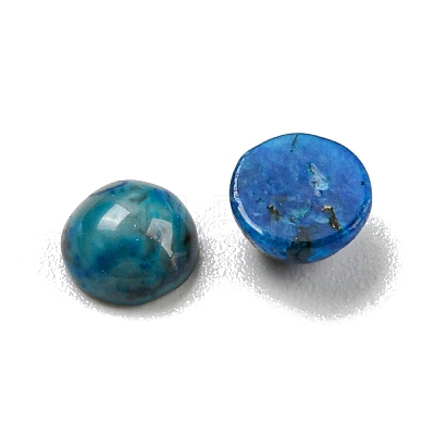 Natural Blue Agate Dyed Cabochons G-H309-03-48-1