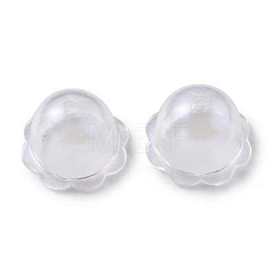Transparent Acrylic Bead Caps OACR-P007-46-1