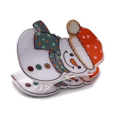 Christmas Claw Plastic Claw Hair Clips PHAR-K006-01C-1