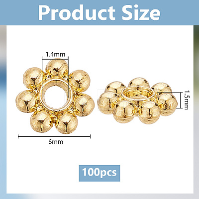 GOMAKERER Zinc Alloy Spacer Beads FIND-GO0001-94B-1