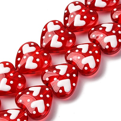 Glass Enamel Beads GLAA-Q125-01A-06-1