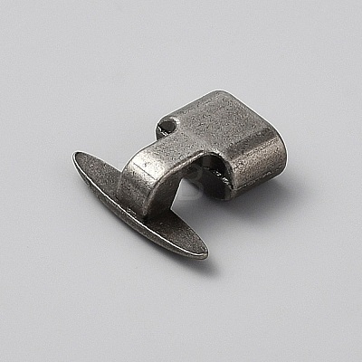 Alloy T Bar Hook Clasps FIND-WH0173-558AS-1