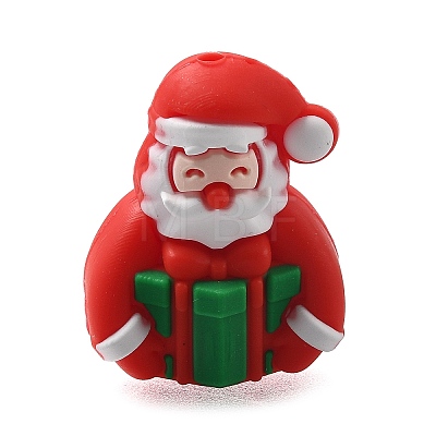 Christmas Theme Silicone Focal Beads SIL-L007-01A-1