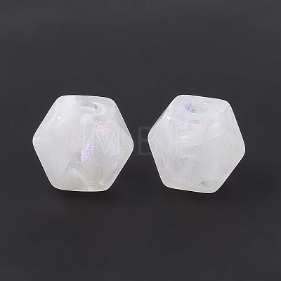 Opaque Acrylic Beads OACR-C008-09D-1