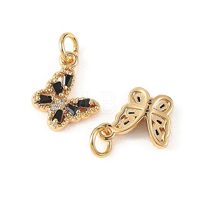 SHEGRACE Brass Micro Pave Cubic Zirconia Charms XGRQ5K654-628G-H-1