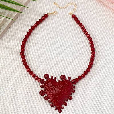 Baking Paint Alloy Pendant Necklaces & Stud Earrings & Ring & Bangle WGD946B-05-1
