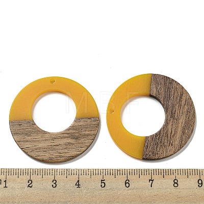 Resin & Walnut Wood Pendants RESI-XCP0002-16J-1