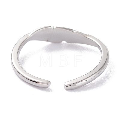 Brass Cuff Rings RJEW-P020-02P-1