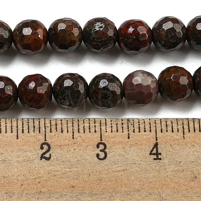 Natural Brecciated Jasper Beads Strands G-E571-A04-01-1