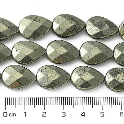 Natural Pyrite Beads Strands G-D067-L04-1