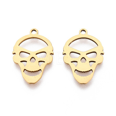 201 Stainless Steel Pendants STAS-T073-38G-1