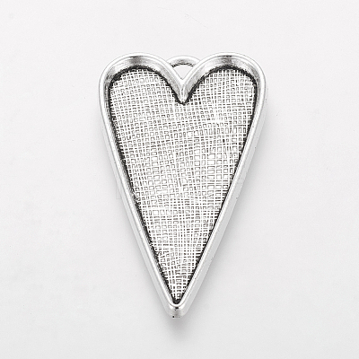 Tibetan Style Alloy Big Pendant Cabochon Settings LS-LF11251Y-1