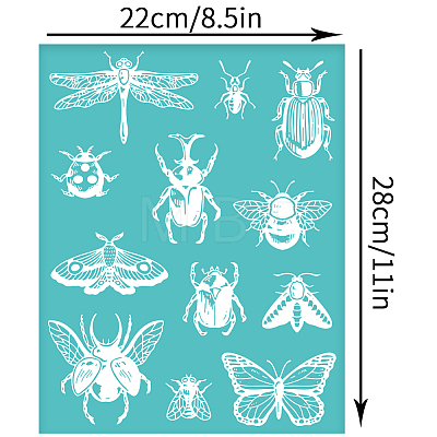 Self-Adhesive Silk Screen Printing Stencil DIY-WH0338-184-1