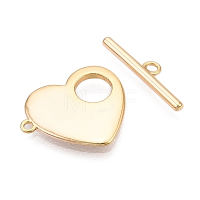 Brass Toggle Clasps KK-N254-138G-1