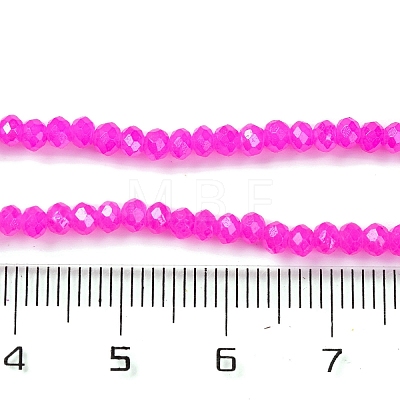 Baking Electroplate Glass Beads Strands DGLA-A039-J2MM-B24-1