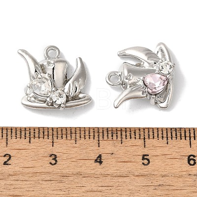 Heart Rack Plating Alloy Pendants FIND-I039-28P-1