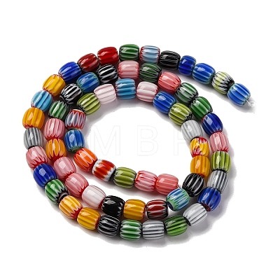 Handmade Lampwork Beads Strands X-LAMP-K041-01A-03-1