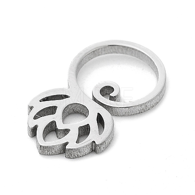 304 Stainless Steel Charms STAS-D036-01P-1