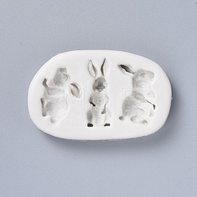 Food Grade Bunny Silicone Molds DIY-I012-32-1