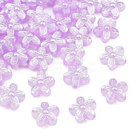 Imitation Pearl Acrylic Beads AC-CBAAA05-07B-1