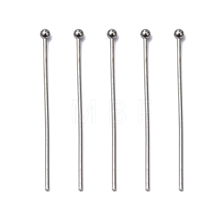 Tarnish Resistant 304 Stainless Steel Ball Head pins STAS-L153-03-1