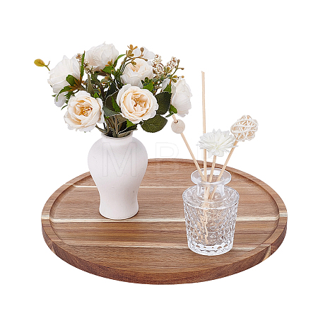 Wood Jewelry Plates ODIS-WH0030-354-1