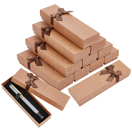 Cardboard Pen Package Boxes CON-WH0001-90B-1