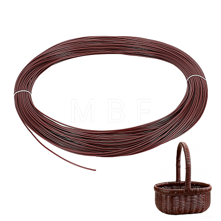 90M Round Plastic Rattan Cord OCOR-WH0077-134A-1