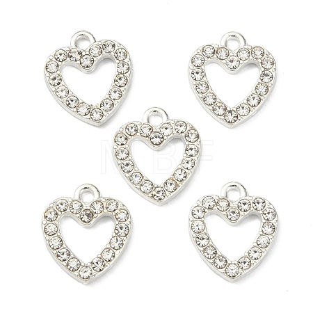 Alloy Rhinestone Charms X-ALRI-Q065-78S-1