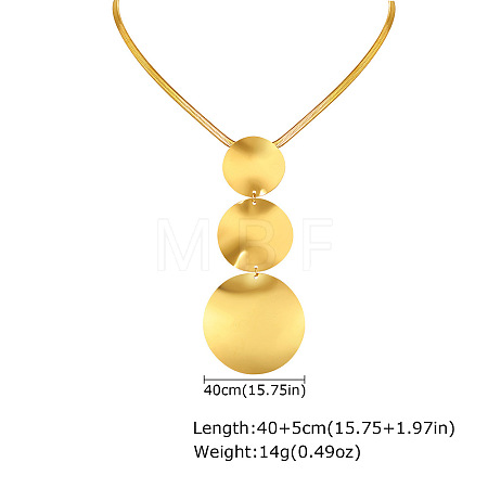 304 Stainless Steel Pendant Flat Snake Chain Necklaces for Women WG4CB9D-02-1