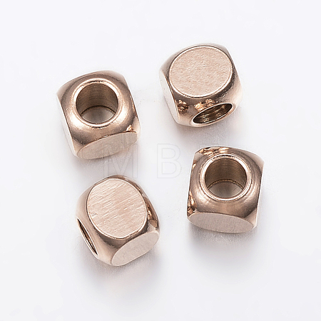Ion Plating(IP) 304 Stainless Steel Beads STAS-F136-01RG-5x5mm-1