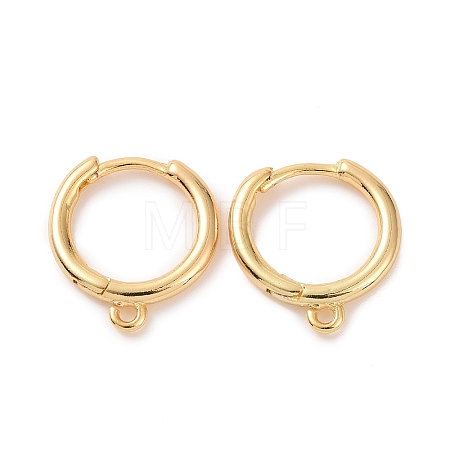 Brass Huggie Hoop Earrings Finding LS-KK-D063-05G-1