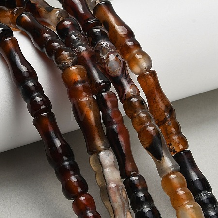 Natural Agate Beads Strands G-Z144-A02-02A-1