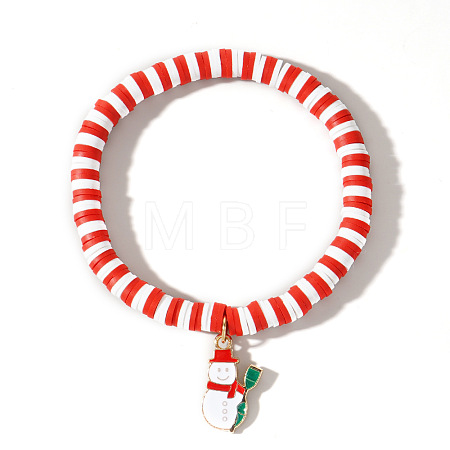 Christmas 304 Stainless Steel Enamel Charm Bracelets LS-ZQ4442-3-1