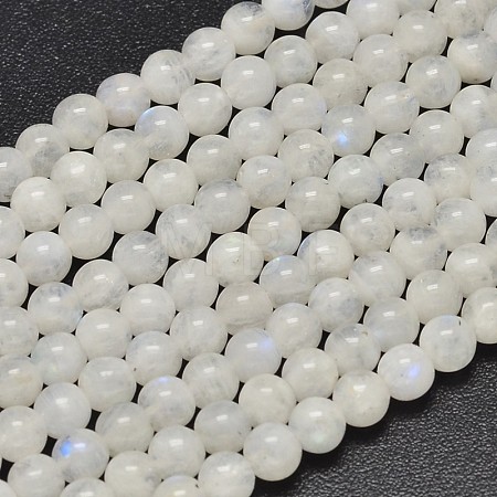 Natural Rainbow Moonstone Beads Strands G-P335-12-6mm-1
