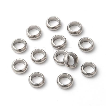 Tarnish Resistant 304 Stainless Steel Beads X-STAS-E038-3-1