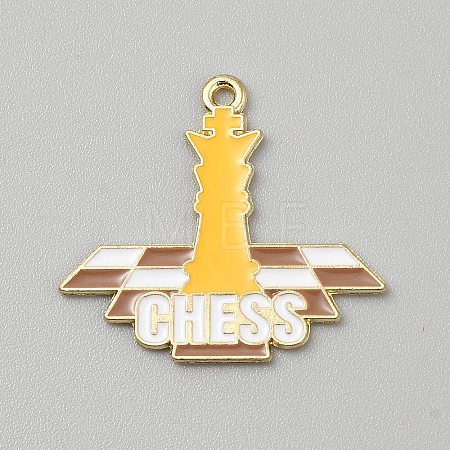 Alloy Enamel Pendants ENAM-WH20012-02G-15-1