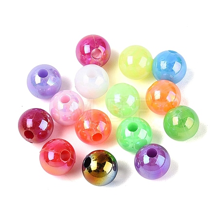 Opaque Plastic Beads KY-N025-33A-1