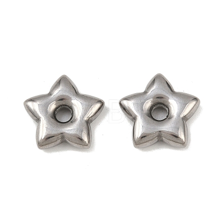 304 Stainless Steel Beads STAS-A129-01P-1