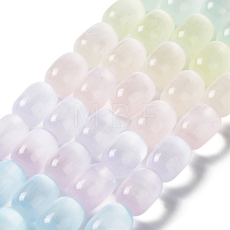 Natural Selenite Beads Strands G-F750-M01-1