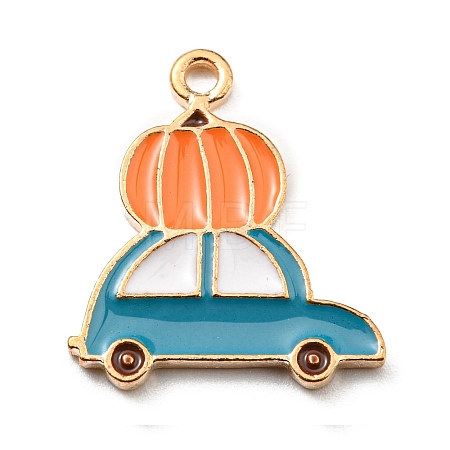 Thanksgiving Day Alloy Enamel Pendants LS-ENAM-D060-02F-KCG-1