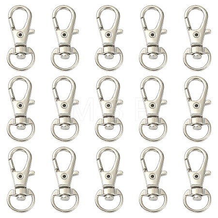 10Pcs Alloy Swivel Lobster Claw Clasps PALLOY-CJ0002-68-1