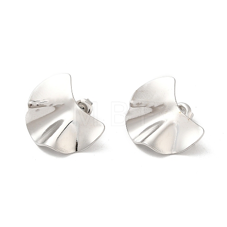 Non-Tarnish 304 Stainless Steel Stud Earrings EJEW-A022-23P-1