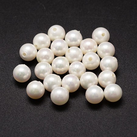 Shell Pearl Beads X-BSHE-L031-01-6mm-1