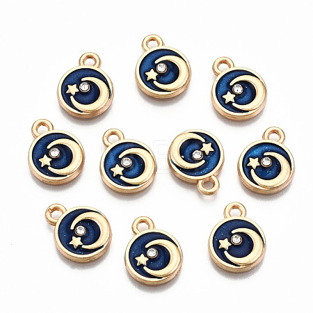 Alloy Enamel Charms X-ENAM-S126-008-RS-1
