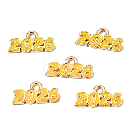 Alloy Enamel Pendants ENAM-D319-01KCG-05-1