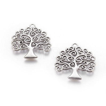 Tibetan Style Zinc Alloy Pendants X-PALLOY-P178-23AS-1