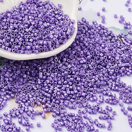 Baking Paint Glass Seed Beads SEED-S042-15B-32-1